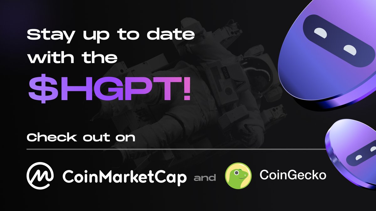 $HGPT token ile ilgili son gelişmeleri merak ediyor musunuz? 🧐

Sıralaması, dolaşımdaki arzı ve daha fazlası hakkında güncel bilgiler için #CoinMarketCap ve #CoinGecko'ya göz atın! 🚀📈 

CMC 👉 coinmarketcap.com/currencies/hyp…
CG 👉 coingecko.com/en/coins/hyper…

#HGPT $HGPT #HyperGPT