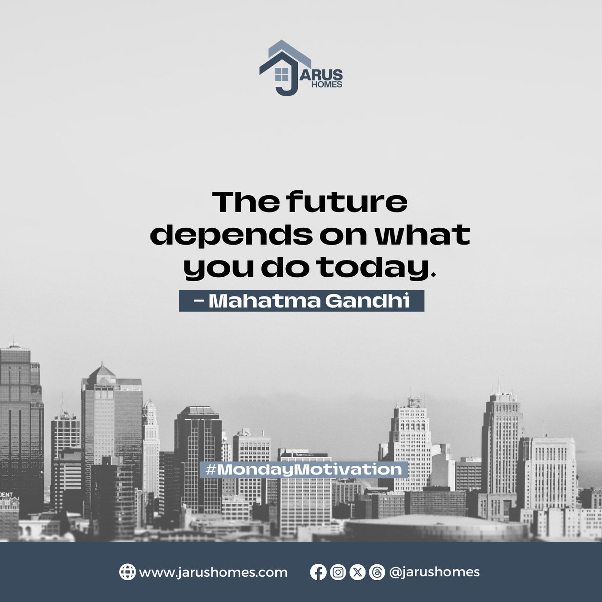 Take the first step today, the future awaits it. #MondayMotivation #JarusHomes