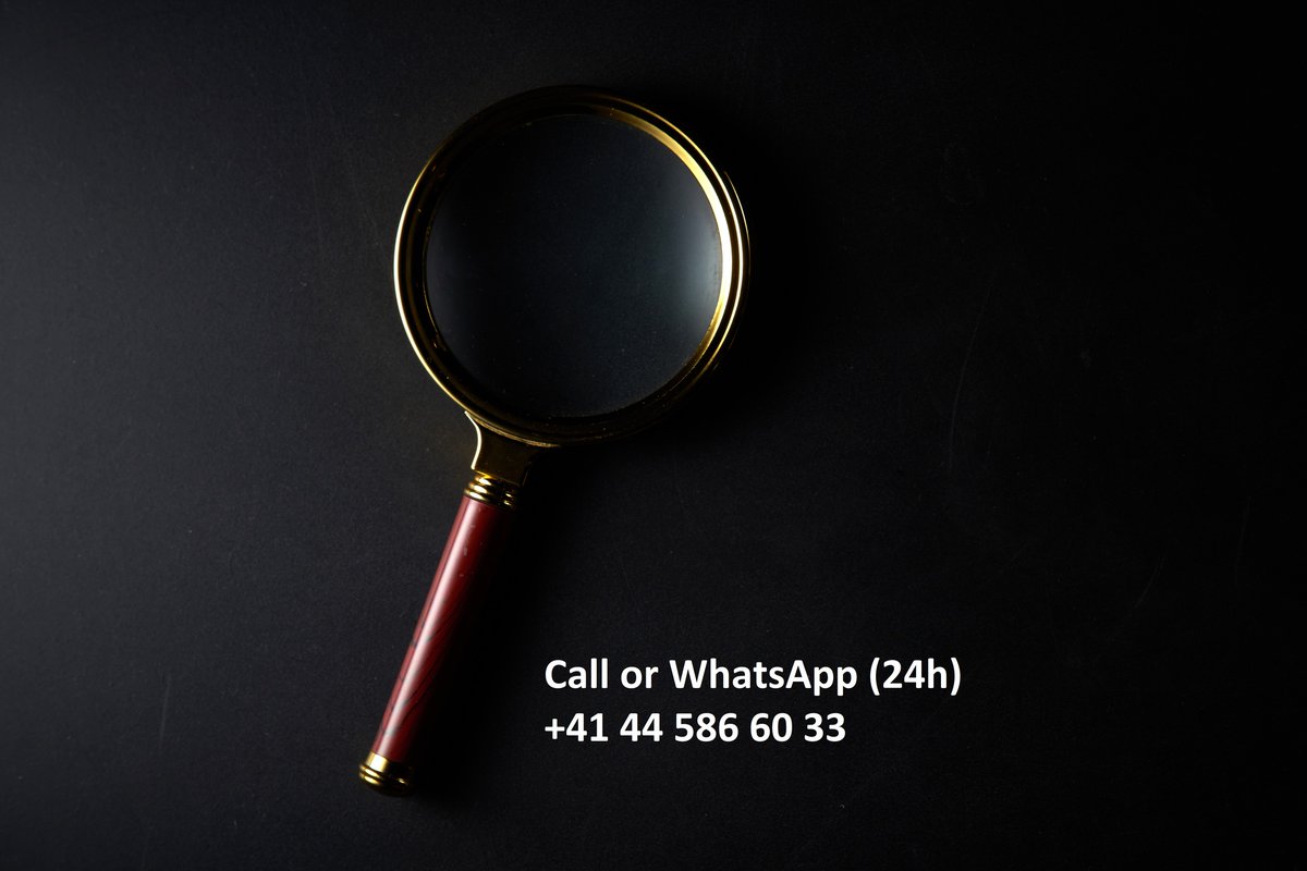 🔎 You have problems - we have the solutions 🤔 
✅ Contact Detectives & Investigators today! 🎯
📞 +41 44 586 60 33 (24h) Call or WhatsApp
#DetectiveAgency #PrivateInvestigations #Switzerland  #DueDiligence #BackgroundCheck