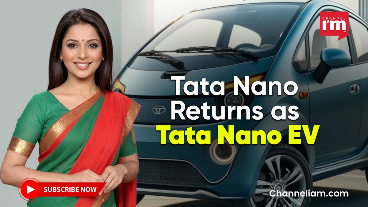 Electrifying the Streets: The Return of the Tata Nano as an EV Game-Changer
𝒇𝒐𝒓 𝒎𝒐𝒓𝒆 𝒅𝒆𝒕𝒂𝒊𝒍𝒔👇👇👇
en.channeliam.com/2024/04/22/tat…

#TataNanoEV #ElectricCar #AffordableEV #UrbanMobility #CleanTransportation #TataMotors