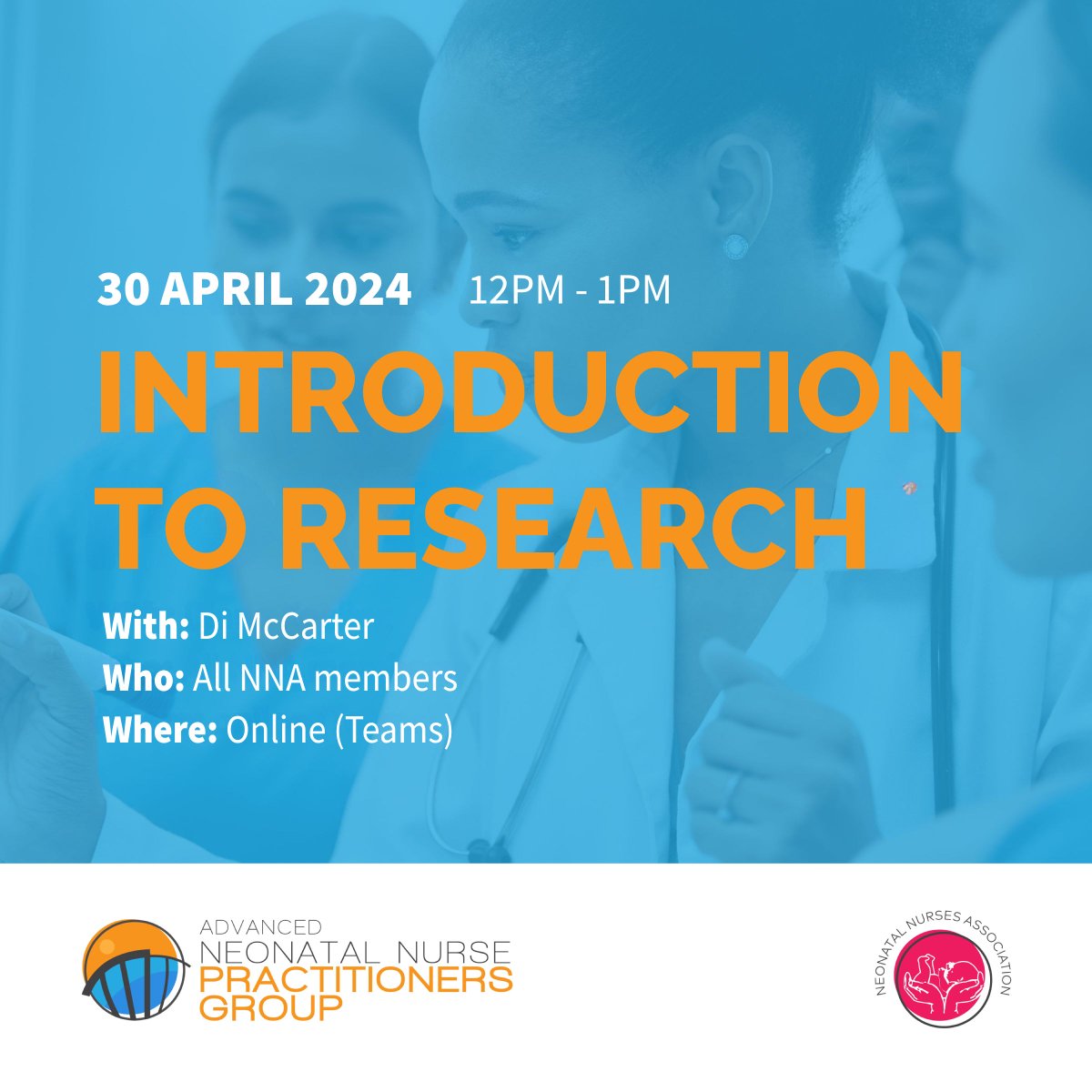 Calling all ANNPs! Join us on 30th April for Introduction to Research, hosted by the Advanced Neonatal Nurse Practitioners Group & run by Di McCarter, ANNP at Liverpool Women's Hospital. Find out more and book your place here 👉 buff.ly/3WnmgIb #ANNP #NeonatalResearch