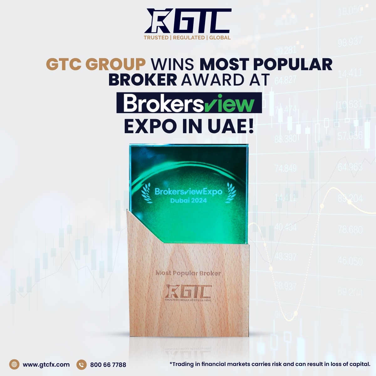 GTC Group Proudly announces another Win!

We're thrilled to have been awarded the Most Popular Broker Award at Brokersview Expo in UAE! Thank you to our amazing clients and supporters for making this possible.

#Award #Winners #GTCGroup #BrokersviewExpo #BrokersView #MostPopular