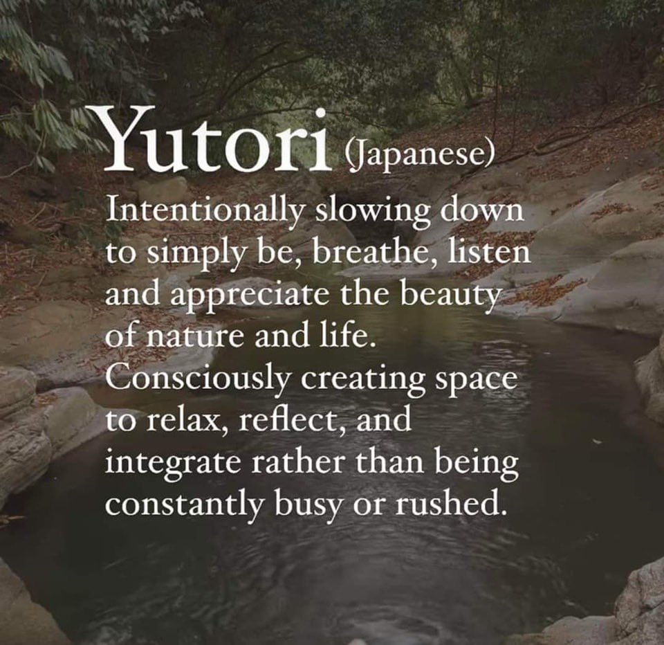 Wishing you a happy Earth Day, may you find tim for some Yutori. The Earth wants to support you to be alive to thrive and be happy, find time to sit amongst her beauty and her wisdom for a while and listen with the heart.
