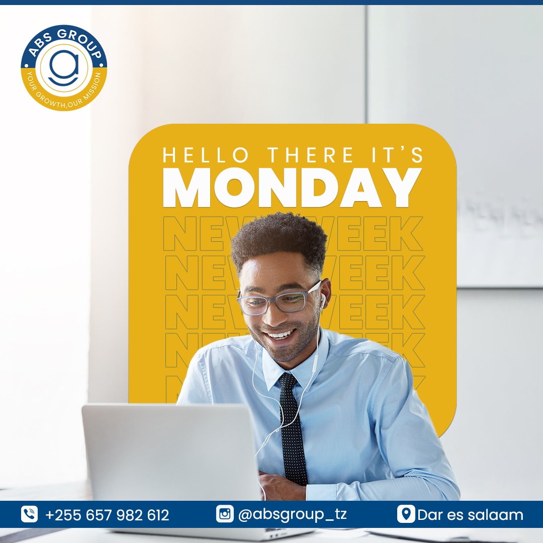 absgroup_tz's tweet photo. Hello there π’ππ
It is Blue Monday with Full Energy with Passion π₯π₯
Let's call it Day with Positive Vibes π€π₯π₯
#AbsGroup #MarketingDigital https://t.co/lhScL2OZqu