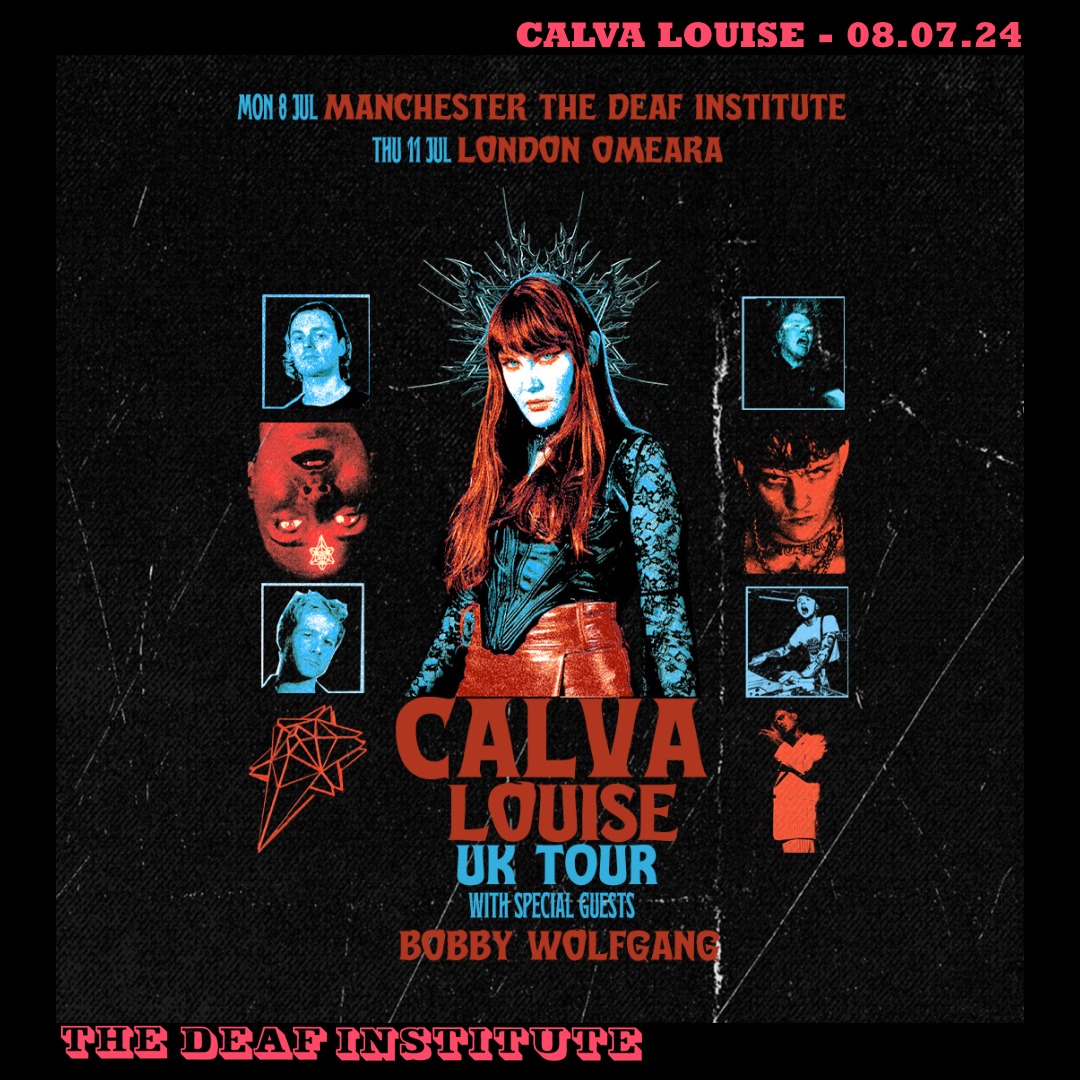 NEW | @calvalouise 8th July Tickets on sale Friday 26th April at 10am With two albums, several EPs, and a handful of collaborations to their name, Calva Louise has gathered support from BBC Radio 1, 6 Music, Radio X, Clash, The Line Of Best Fit, and DIY Mag.