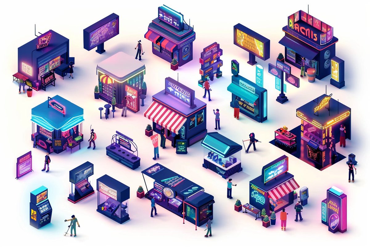 CharaspowerAI's tweet image. 🚨#PromptShare🚨
Let&apos;s dive into a #prompt for game assets in isometric mode, a simple prompt that does the job well for creating environment assets.

Set of isometric [elements descriptions] for game, low poly style, white background, low poly, 3D, high quality, professional…