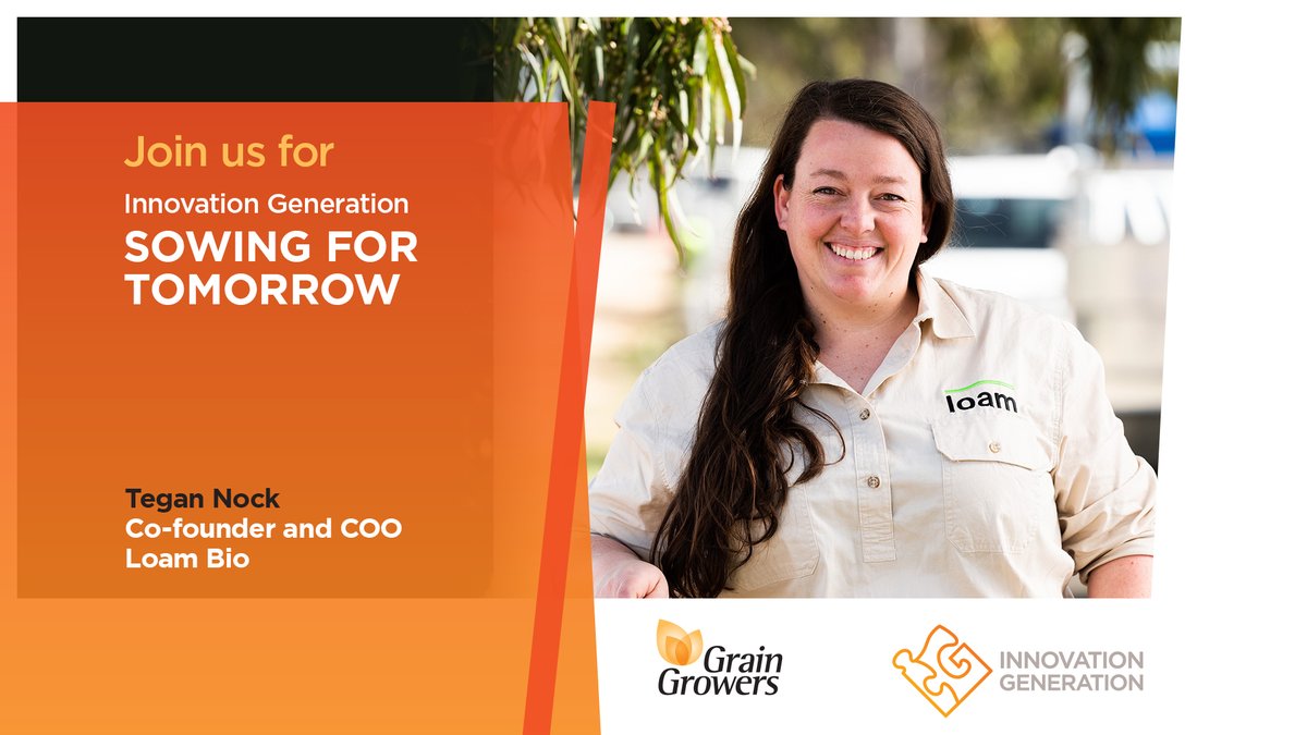 Come to #IG24 and hear from Tegan Nock, Co-founder and COO of @loambio as she and the best in the business talk about addressing global climate challenges from the ground up. 

👉 Check out the full program: ggl.pub/4abtaUG

#agchat #agchatoz #ausag #youngfarmers