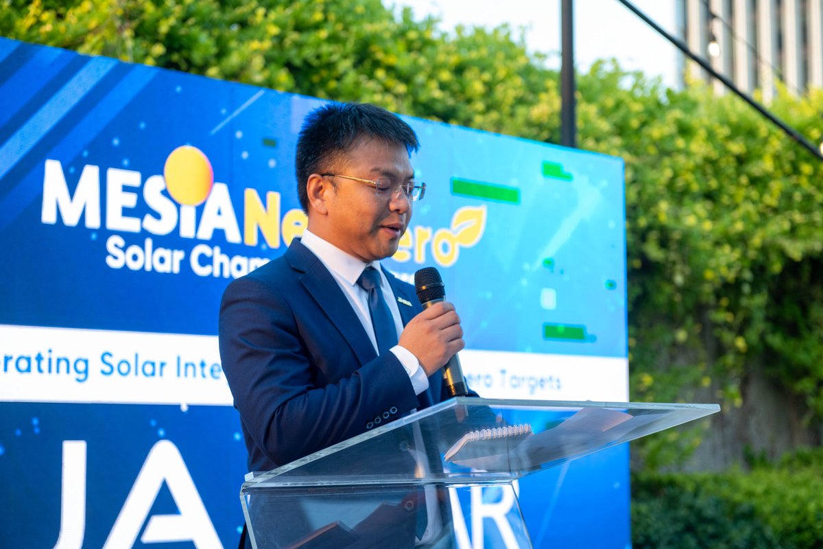 Celebrating our Solar Champions! 🏆 We would like to thank everyone who joined us for the MESIA Net-Zero Solar Champions Program Launch. 

See event highlights here: ow.ly/cAIm50RkV6w

#SolarChampions #SustainabilityGoals