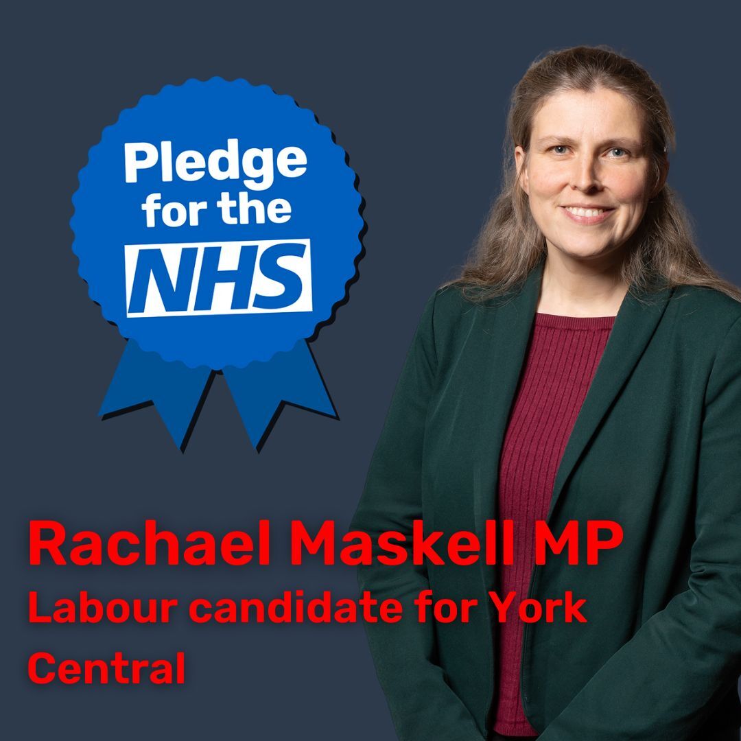 🎉 Labour candidate for York Central Rachael Maskell MP has taken the #NHSPledge She's committed that, if re-elected, she will fight for proper funding for our NHS & oppose privatisation. Email your candidates: weownit.org.uk/act-now/pledge…