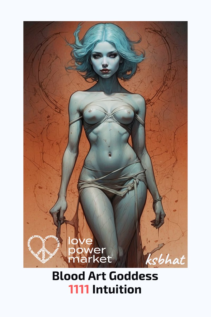 ksbhat_w3's tweet image. In shadows deep, the Goddess of Lust does reign...

Blood Art Goddess - 1111 Intuition

now available only on #LovePowerMarket ♥️ #LoveSupports #GenesisNFT

#LOVEtoken #CEXListing  soon 🔥

@LovePowerCoin

lpm.is/nft/0xb0A5818c…