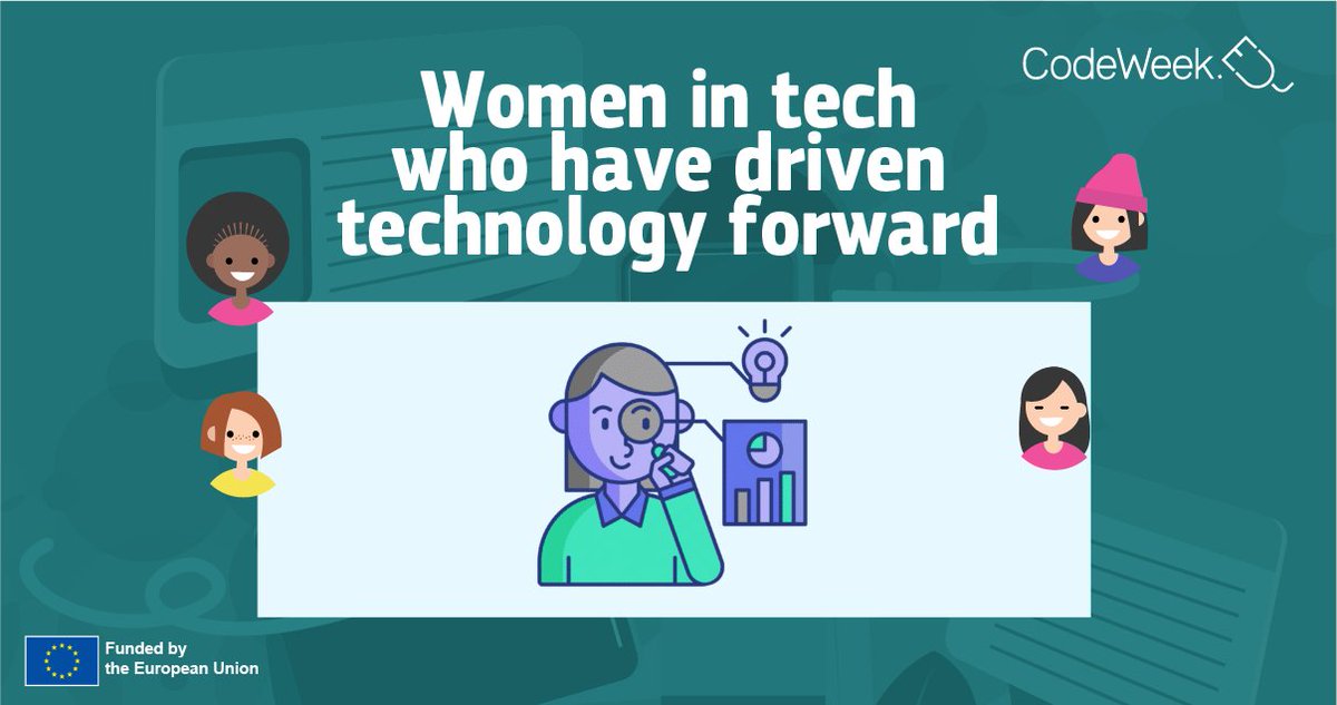👩‍💻Despite the male dominance in the tech sector, women have been instrumental in its development. 👉Read about the women who have driven technology forward from the 1700s to today: datascientest.com/en/women-in-te… #EUCodeWeek #coding