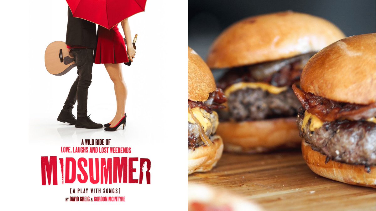 Level up your date night with our Midsummer offers! Book two tickets for our Mercury Production, Midsummer and the Midsummer Sharing Burger Platter for two people OR a Sharing Platter for two people, and receive 20% off your order! Find out more: buff.ly/49LOjnw