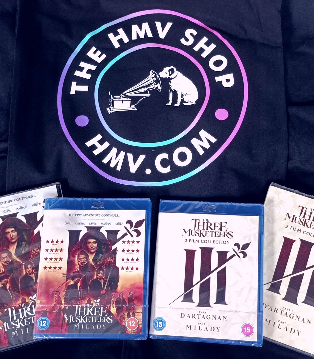 hmvBelfast's tweet photo. #NewReleaseMonday
Some crackers out today
#NightSwim #Holdovers #ThreeMusketeers
#Dartagnan #Milday https://t.co/xAi9kjU4aR