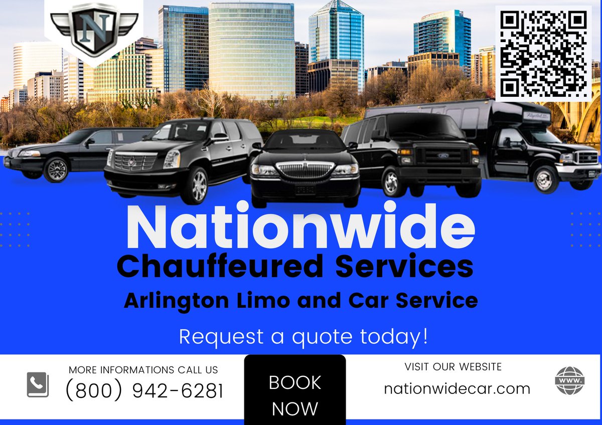 #ArlingtonLimoandCarService
Arrive in style with Arlington Limo and Car Service by #NationwideChauffeuredServices. Experience luxury, comfort, and reliability wherever your journey takes you. Book your ride today! #AirportTransportationPittsburgh #AirportTransportation #HOULimo
