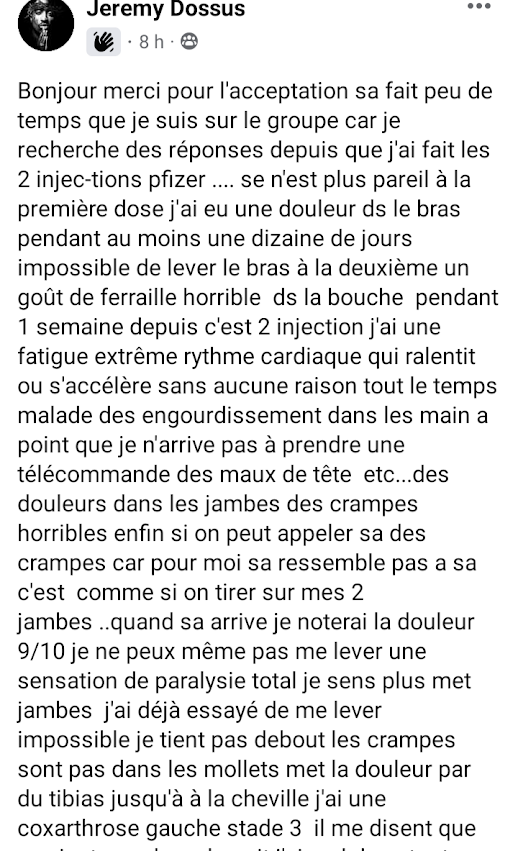 TÉMOIGNAGE n°5265 #effetsindesirables #CovidVaccine (22 février 2024) 
« ...impossible de lever le bras... » : 
catholique.forumactif.com/t993p940-les-p… 

#EffetsSecondairesvaccins19 #VaccineDeaths #VaccineSideEffects