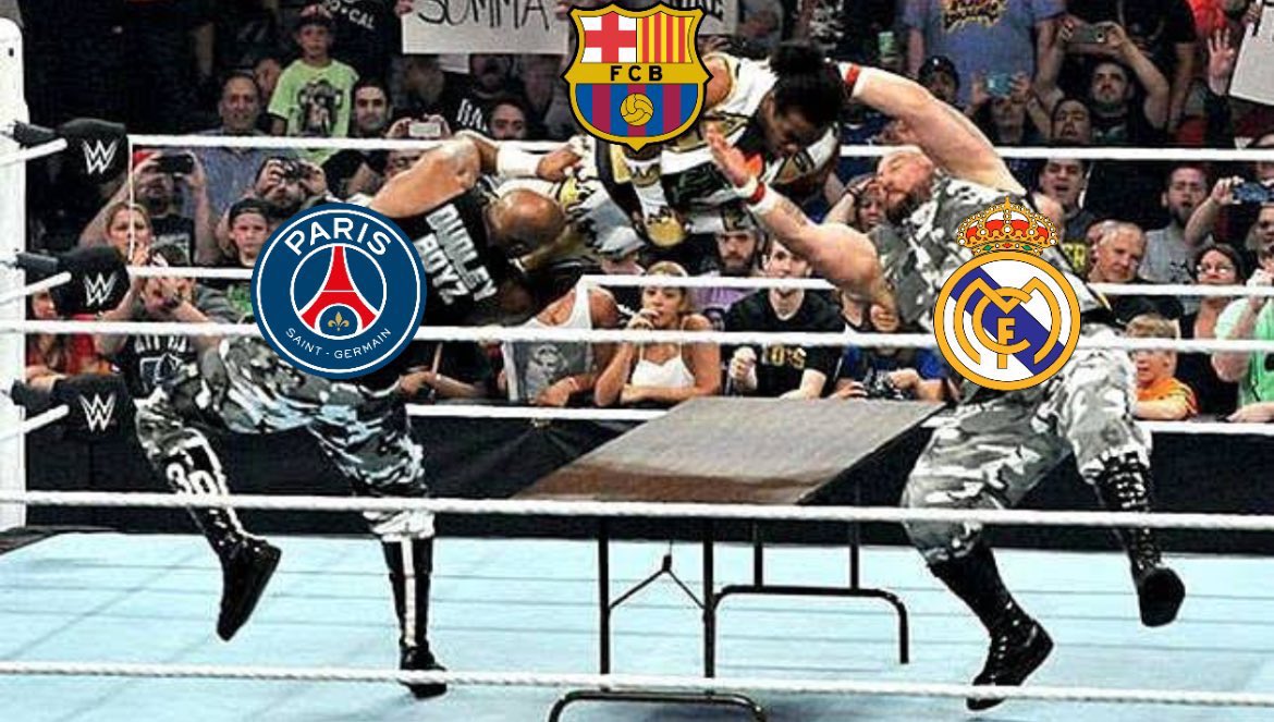 TrollFootball's tweet photo. Barca last week https://t.co/stzGeSOUIK
