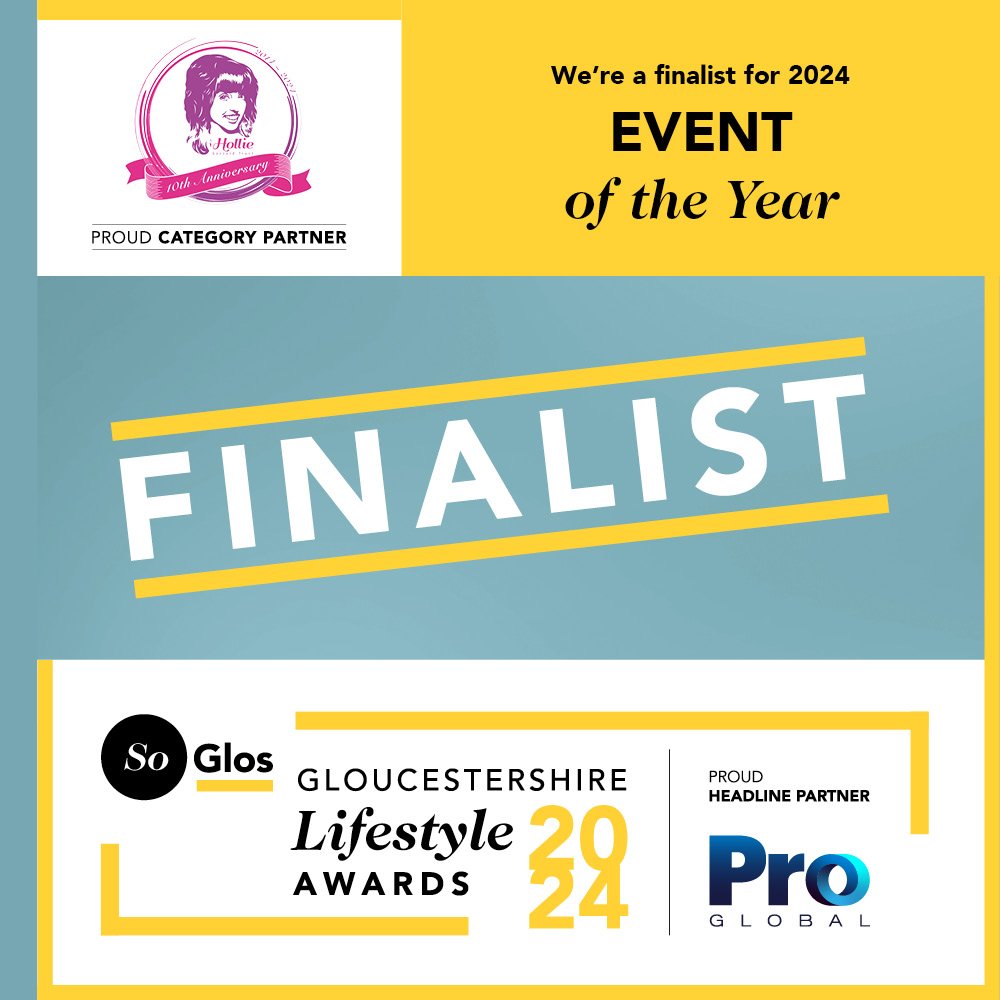 I'm very proud to announce that we are, one again, a finalist in the SoGlos Lifestyle Awards!
We are still looking for a headline sponsor so please get in touch if you'd like to be our hero on BBCs The One Show later this year.