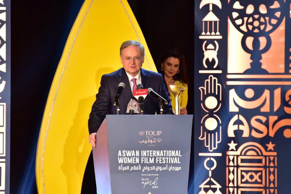 The EU is supporting Aswan International Women Film Festival for the 5th year by awarding an EU special prize to the best film in the Euro-Mediterranean Competition, training young talents in filmmaking, and supporting a new project to promote women's rights and their active role