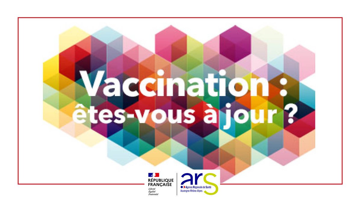 #VaccinerProteger |📅La #SEV2024 est l'occasion de rappeler l'importance de la vaccination pour protéger toute la population. Êtes-vous à jour de vos vaccinations ? Pour le savoir, retrouvez toutes les infos sur ➡️ auvergne-rhone-alpes.ars.sante.fr/semaine-europe… Des actions de vaccination sont proposées