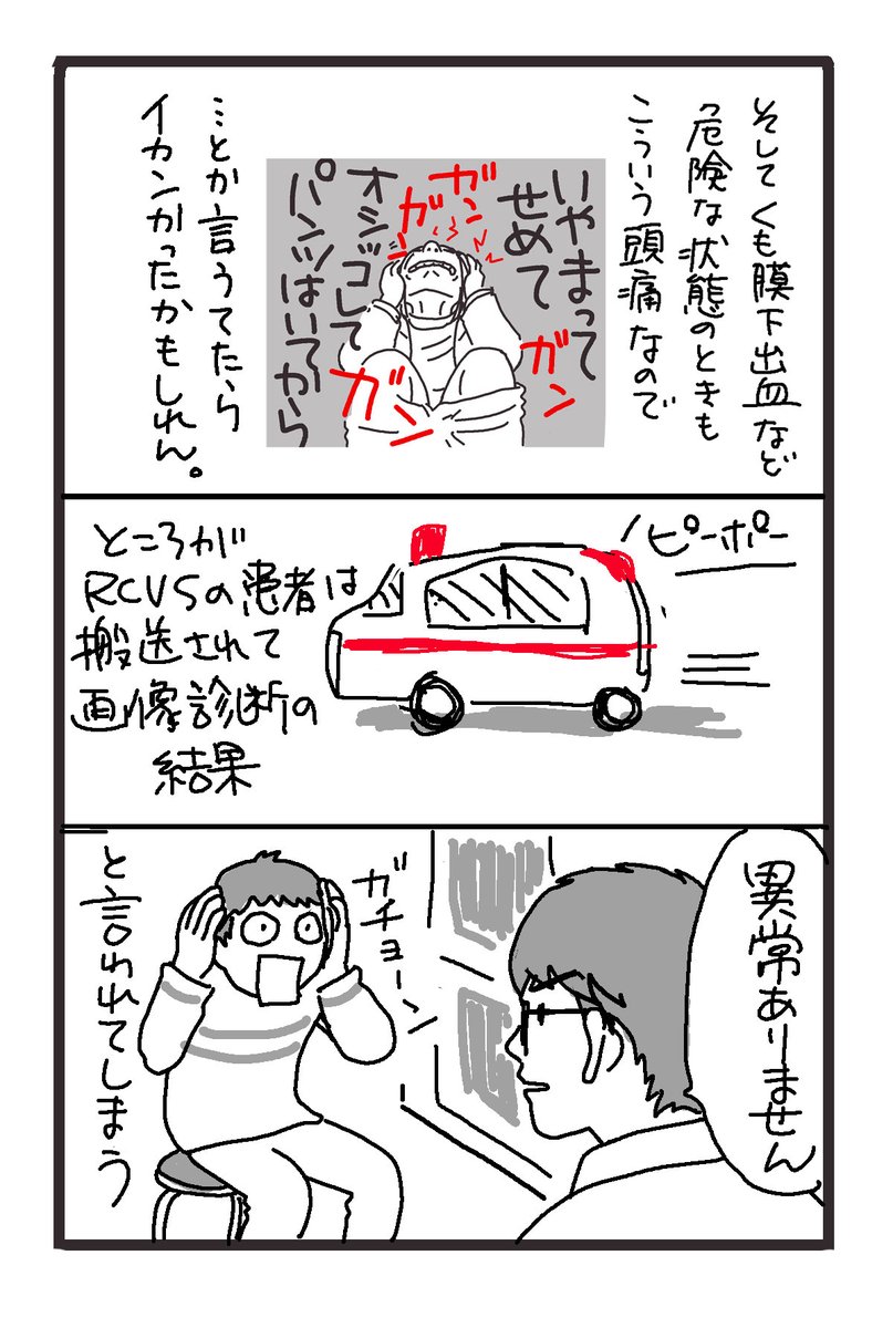 ⑬ 解説編なのでタグもつけてみました😇
#可逆性脳血管攣縮症候群
#RCVS 