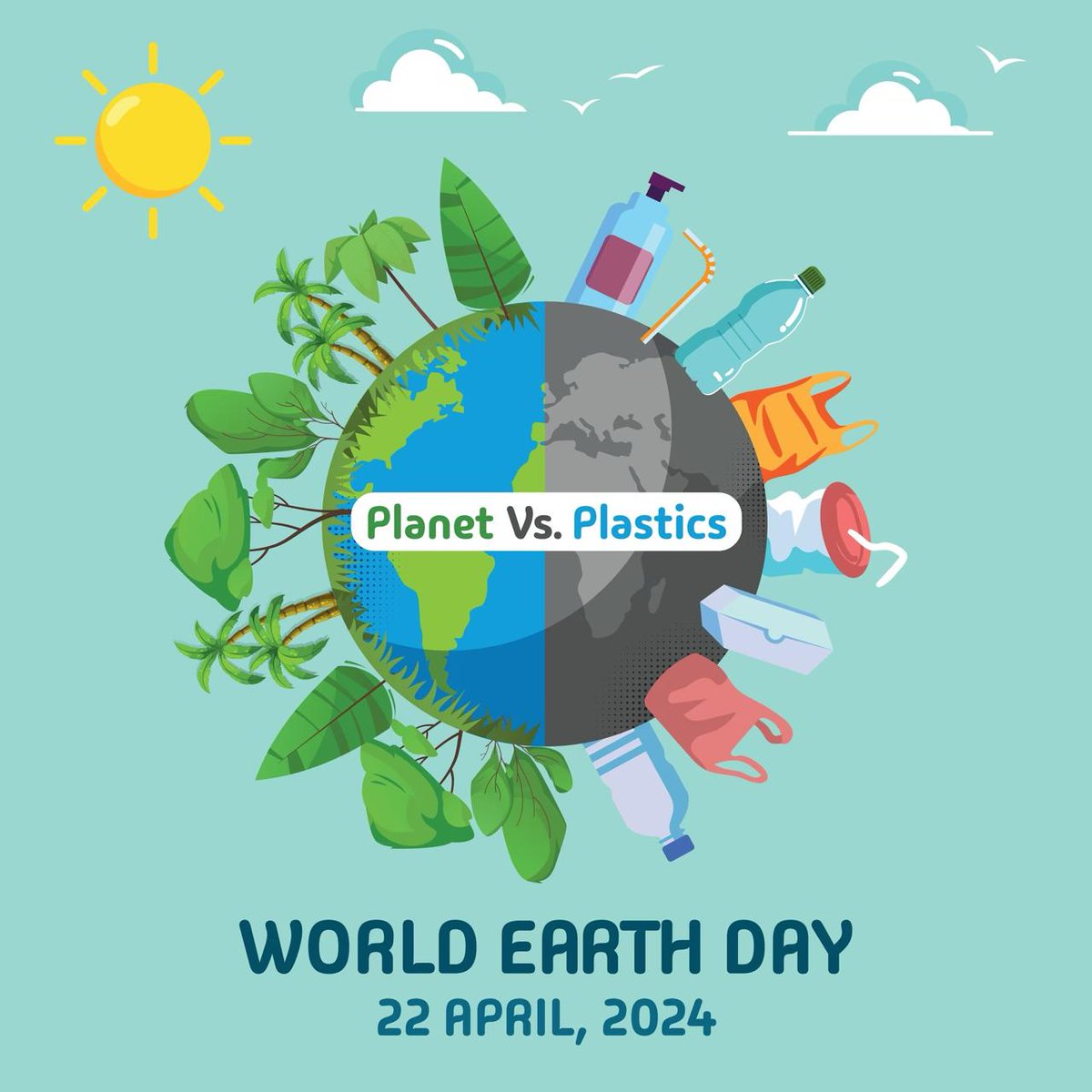 This World Earth Day, Let's join hands to make our planet a better place to live in. #WorldEarthDay #PlanetvsPlastics #humanchain #Plasticwastemanagement @moefcc @CPCB_OFFICIAL @jspcbranchi