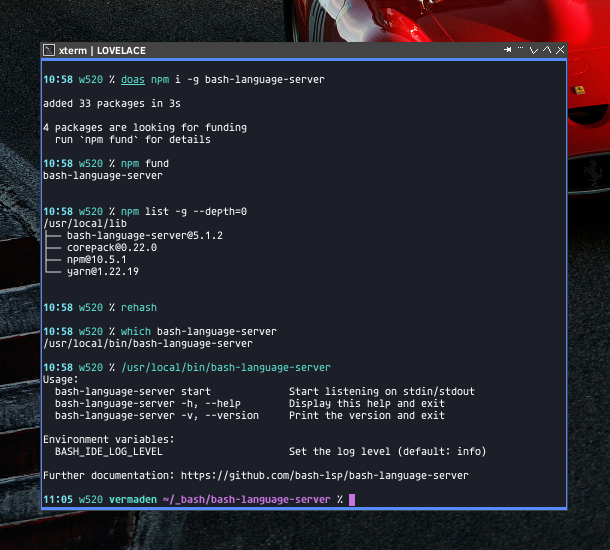 Added 𝗨𝗣𝗗𝗔𝗧𝗘 𝟮 - 𝗕𝗮𝘀𝗵 𝗟𝗮𝗻𝗴𝘂𝗮𝗴𝗲 𝗦𝗲𝗿𝘃𝗲𝗿 (UPDATE 2 - Bash Language Server ...