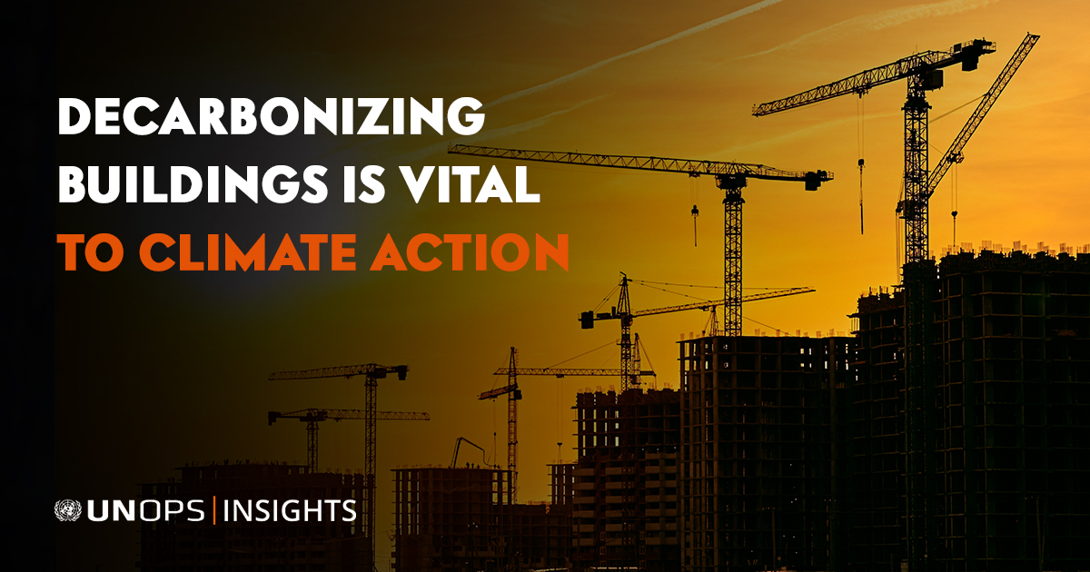 #DidYouKnow: Infrastructure is responsible for 79% of all greenhouse gas emissions & 88% of all adaptation costs? Here's how we can reduce greenhouse gas emissions from building materials & construction: bit.ly/3N8xvyF #UNOPSInsights #EarthDay