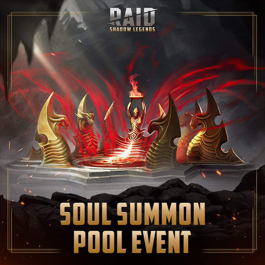 Mighty Soul Summon Pool Event is live! It is running from 09:00 UTC, Monday, April 22, until 09:00 UTC, Thursday, April 25. During this Event, you can summon Champion Souls from a unique pool 😎