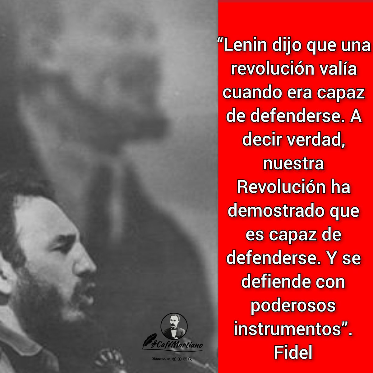 @cafemartiano @DiazCanelB @InesMChapman @EVilluendasC @TeresaBoue @agnes_becerra @DeZurdaTeam_ @DefendiendoCuba @mimovilespatria @ValoresTeam1 @IzquierdaUnid15 Buenos días #CaféMartiano, en nombre de la humanidad, el homenaje a Lenin: “.. cuando se estudia su pensamiento y su doctrina, los pueblos adquieren lo que pudiera llamarse un verdadero tesoro desde el punto de vista político'. Fidel #TenemosMemoria