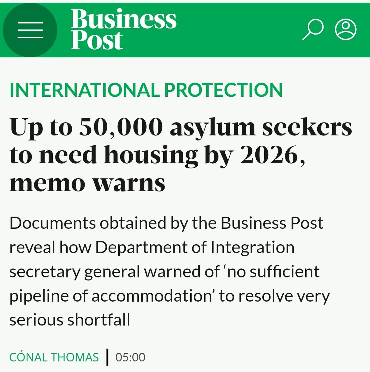 If I told you that a family who came to Ireland on the 24th February 2024 were offered a Rapid Build House last week would you believe it? #TruthMatters #HousingCrisis