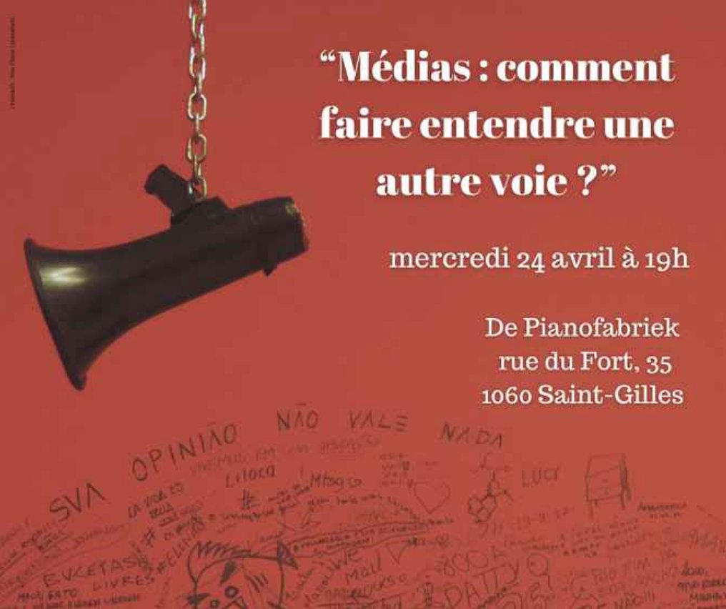 Comment faire entendre d’autres voix et éviter la résignation et le fatalisme promus par les médias dominants ? @amisdiplo Pauline Perrenot, autrice de « Les Médias contre la gauche » en débattra avec Pierre Rimbert et Geoffrey Geuens - plus d'infos : amis.monde-diplomatique.fr/Medias-comment…