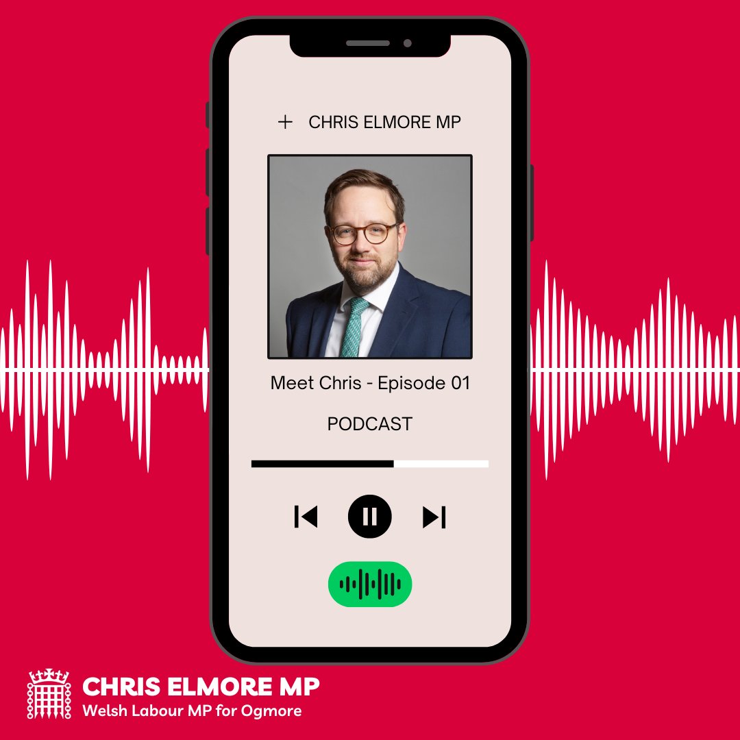 ⏯ Did you hear about my NEW podcast??
🔊 In the first episode, you can find out more about my work as MP for Ogmore, my favourite parts of the job and what will happen when the General Election is called this year.
👇Click this link to listen 👇
open.spotify.com/episode/0CZNfX…...