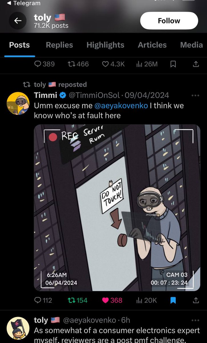 cooglinoga's tweet photo. @ArmyOfApe Gm ser,
Ape into $TIMMI
Toly himself reposted us. Worth a look while we are at a discounted price https://t.co/ATZzGyJ7HK