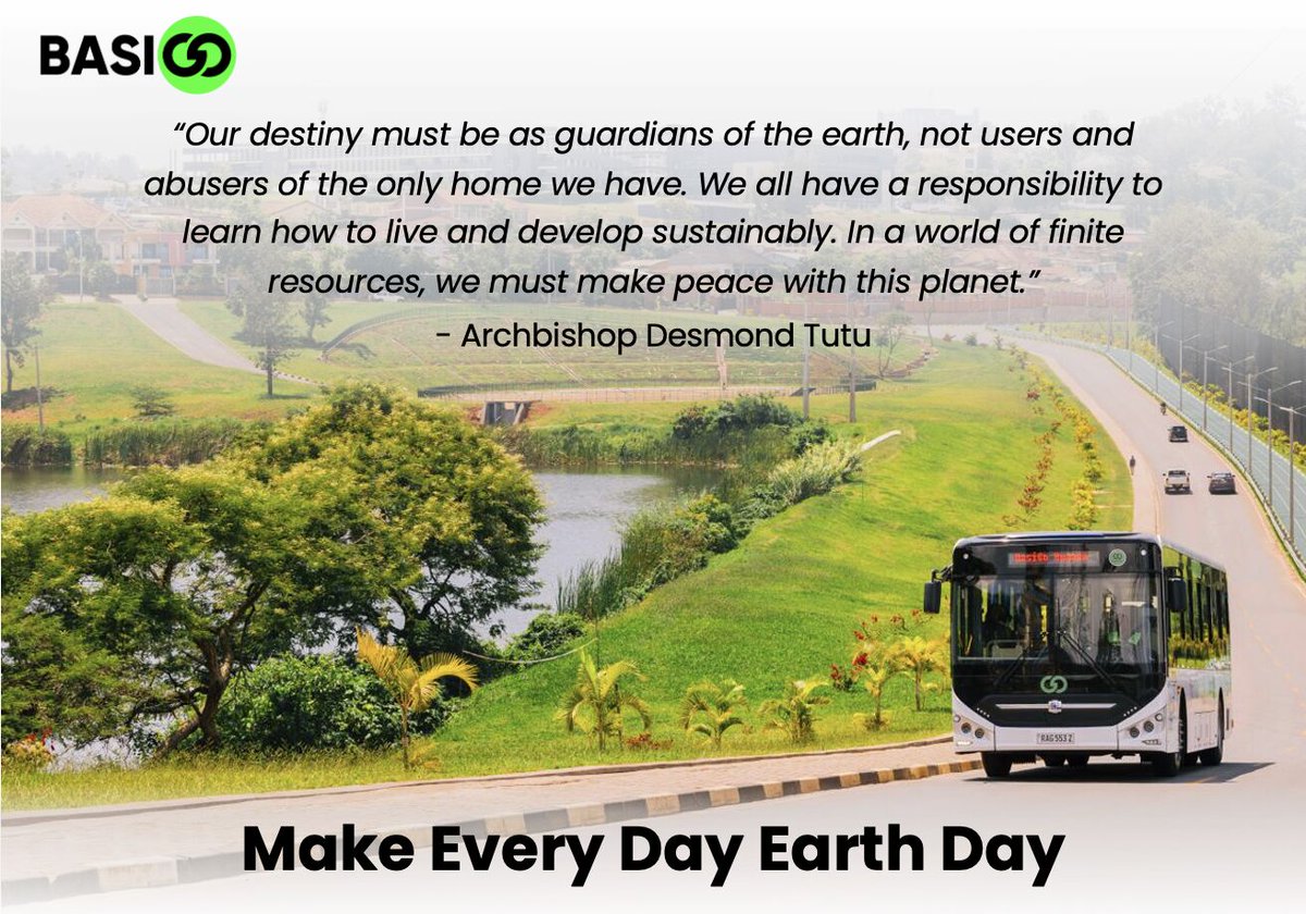 We join the world in celebrating Earth Day 2024 🌱🌍!
On this #EarthDay, we renew our commitment to building a sustainable future for humanity on Planet Earth by making African cities a model for the smart, zero-carbon transport systems of tomorrow.
#Emobility #PublicTransport