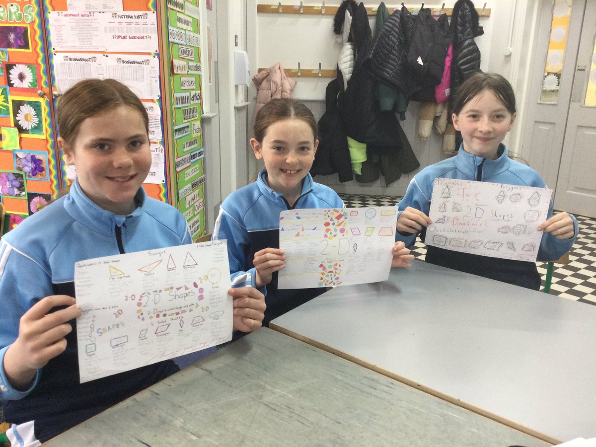 OurLadysAbbey's tweet image. 6th class have been applying the skill of mind mapping to Maths, with very creative results. This helps to retain and recall information, learn new concepts, improve creativity and makes learning more engaging…a very useful skill to develop! @OidePrimarySTEM #Maths #MindMapping