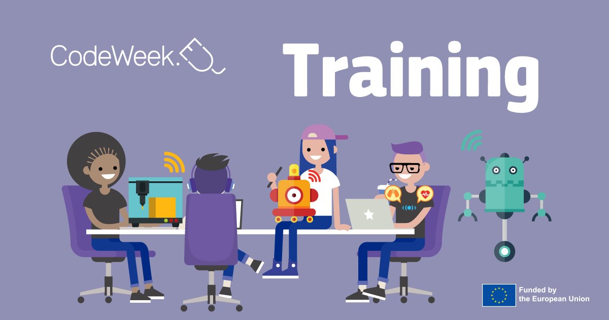 💻In #coding, moving from visual to text-based programming is an important step. 👉For this, Python’s simplicity makes it one of the best programming languages. ▶️Watch our #EUCodeWeek video to get an introduction to Python: codeweek.eu/training/creat…