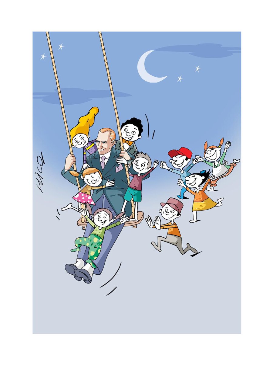 23 Nisan Ulusal Egemenlik ve Çocuk Bayramı kutlu olsun.
Haydi çocuklar ve daima çocuk kalanlar salıncağa