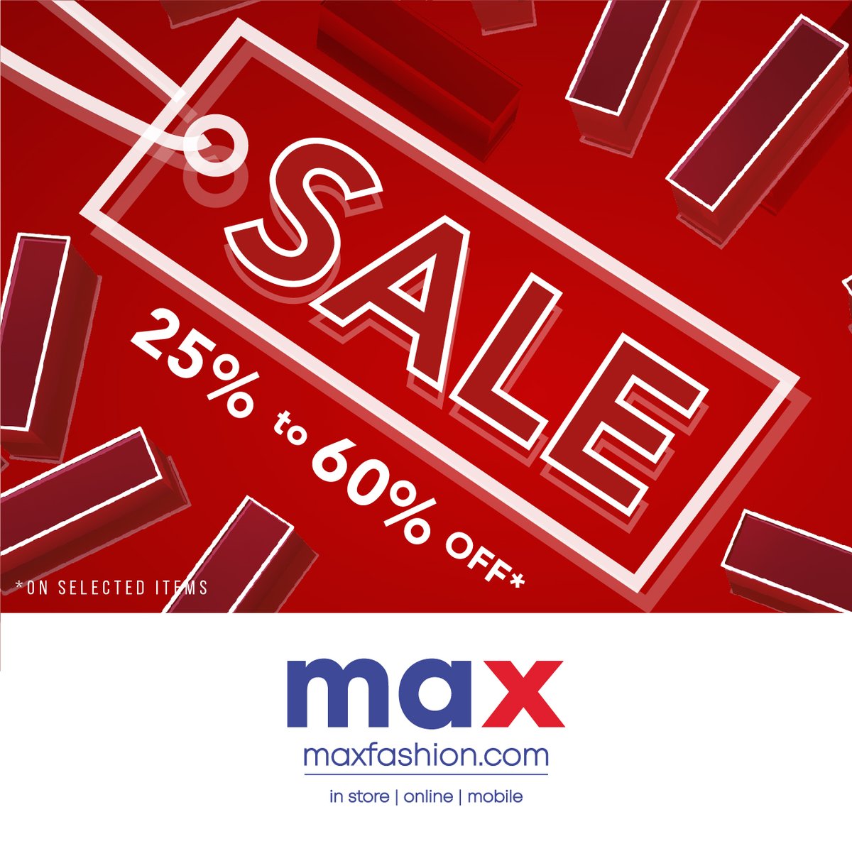 arabian_stories's tweet photo. Sponsored Content :
Embrace the spring vibes with Max! Don't miss out on up to 60% off on trendy fashion picks!
Explore trendy styles and unbeatable deals starting from OMR 0.500.
Hurry, while stocks last! Shop now at https://t.co/gvI3wKdH0s or visit our stores!
#MaxSale #MaxFashion
استعد لاستقبال الربيع مع ماكس! خصومات تصل إلى 60٪ على مختارات الأزياء المفضلة لديك!
استكشف الأنماط العصرية والصفقات لا تُقاوم التي تبدأ من٠.٥٠٠ بيسة
سارع، حتى نفاذ الكمية! تسوق الآن على https://t.co/gvI3wKdH0s أو قم بزيارة متاجرنا!
@maxfashionMENA