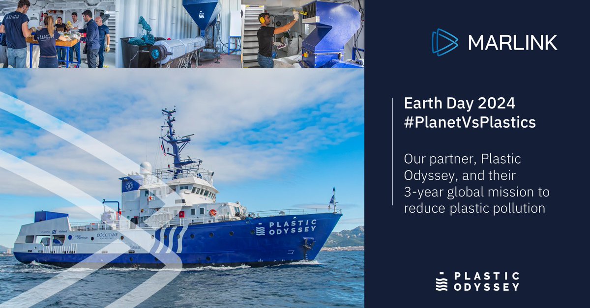 Today is #EarthDay2024 with the theme #PlanetVsPlastics. We’d like to highlight our partner @PlasticOdyssey – a recycling laboratory vessel that experiments & develops new ways to transform #plastic waste into useful objects that address local needs. 🌎 🚢plasticodyssey.org/en/news/