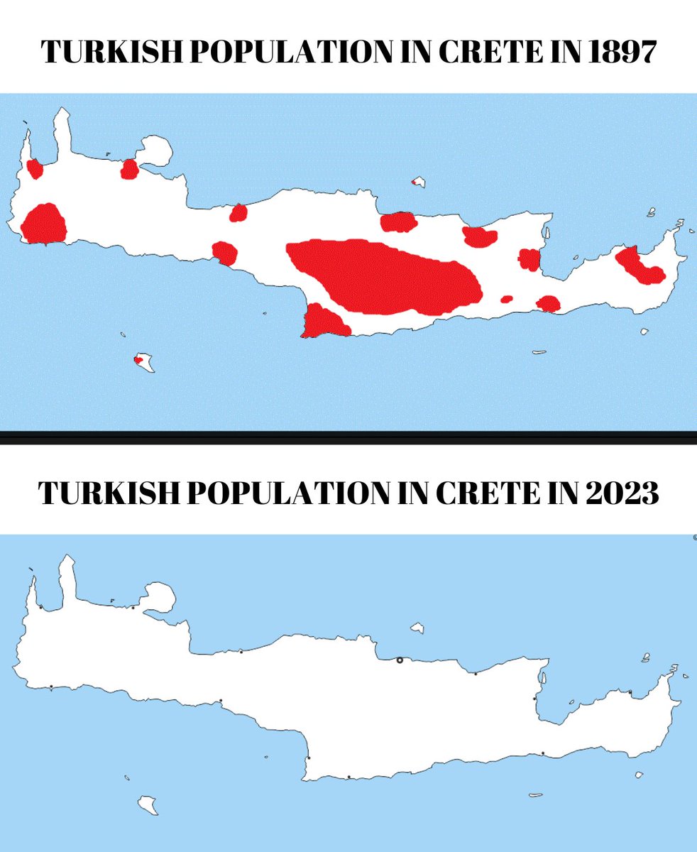 After the Greco-Turkish War of 1897, many Turkish inhabitants of Crete were forced to leave the island.