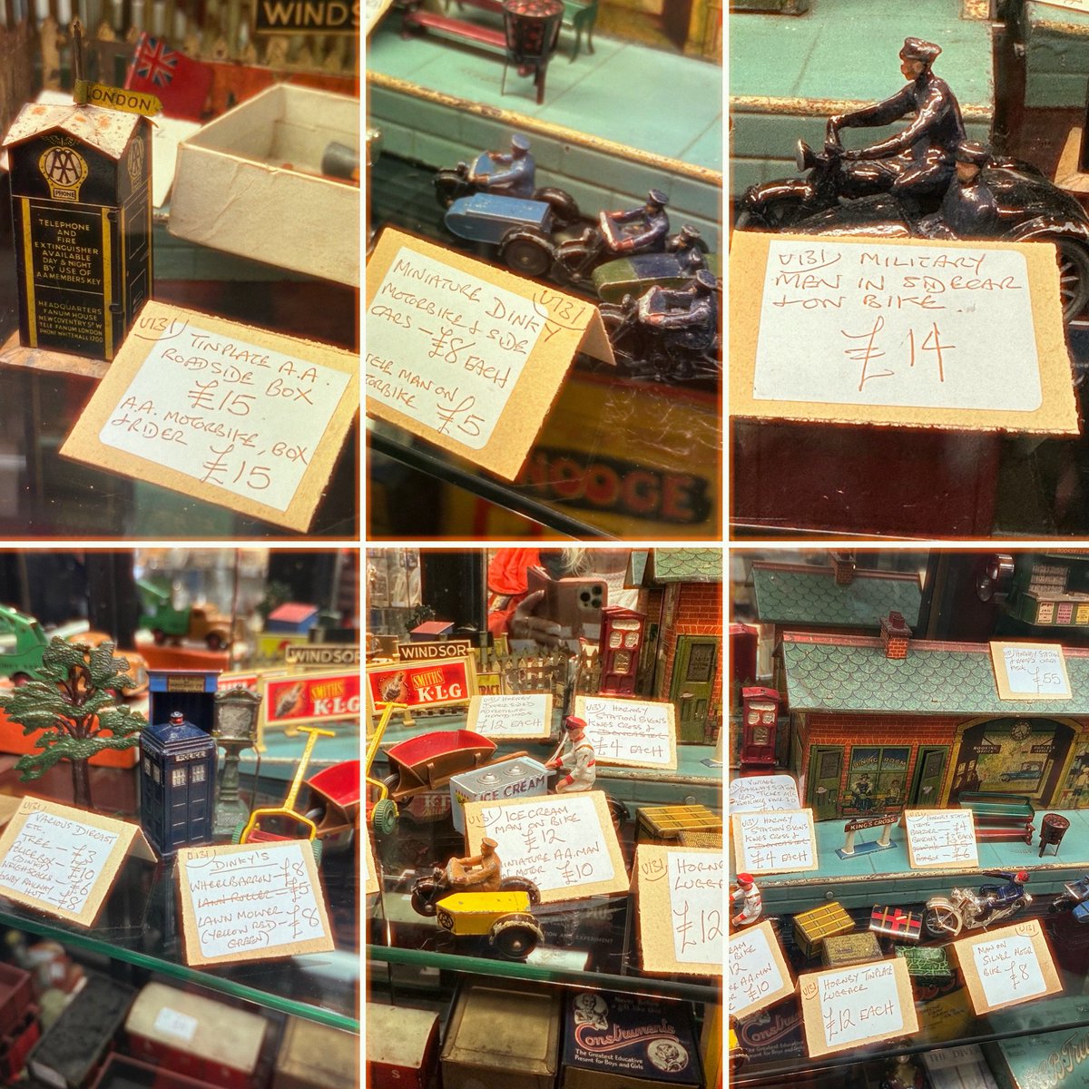 Good morning from a rainy Lincolnshire,beat your Monday blues with a visit to our centre and perhaps a visit to the Decodence cafe. #leads #britains #leadfigures #vintagebritains #leadfarmanimals #motorcycles #astraantiquescentre #hemswell #lincolnshire