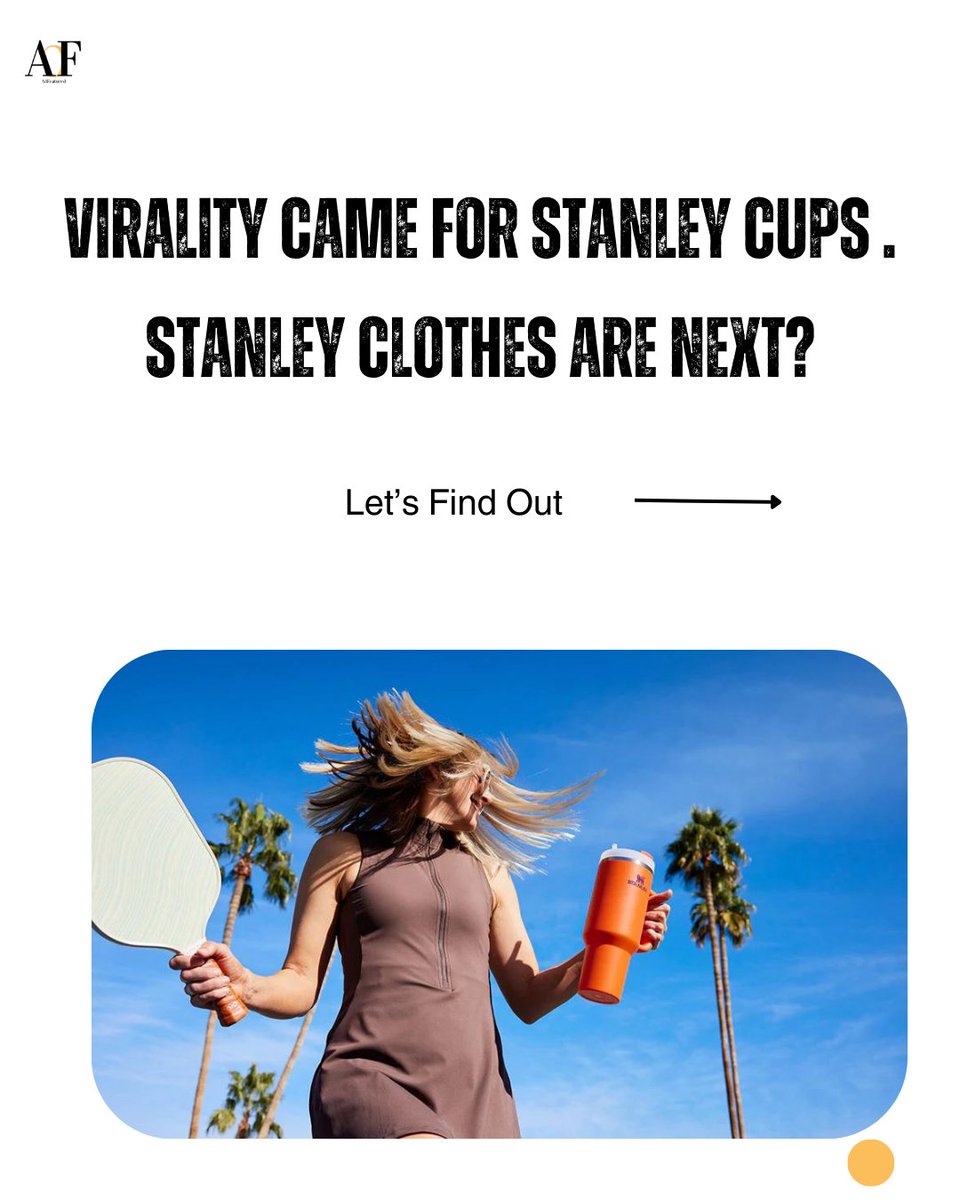adfeatured's tweet photo. @StanleyBrand is smartly seizing the moment with its first-ever clothing collection, heavily indebted to the Stanley cup hype and presumably intended to at least partially ride that virality.
 
 Will it?

#Stanleycups #Stanleyclothes #Adfeatured #FeaturedMonday #Branding https://t.co/m4M7tOquIB
