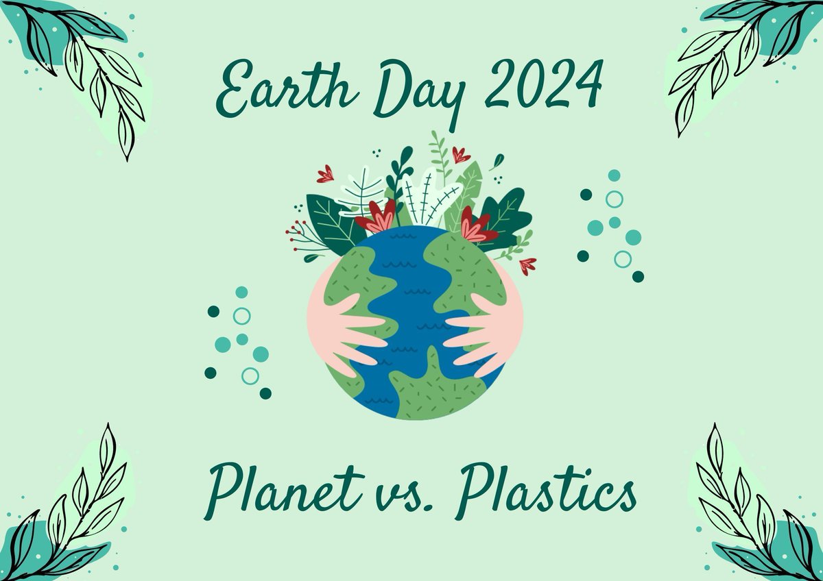 Today is Earth Day, an annual event held on April 22 to show support for environmental protection. Each year, Earth Day has a theme that focuses on a particular environmental concern. The theme for 2024 is 'Planet vs. Plastics.' Possible links: #JCRE 2.7, 3.8 & #LCRE Section J.