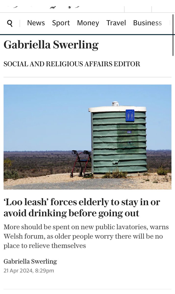 Another day another toilet related article about another group of my customers highlighting why I created the Whizzer. Luckily I have reached many who have a Whizzer and therefore the solution but getting visibility so I can help millions is still a struggle. <a href="/GabriellaSwerl/">Gabriella Swerling</a>