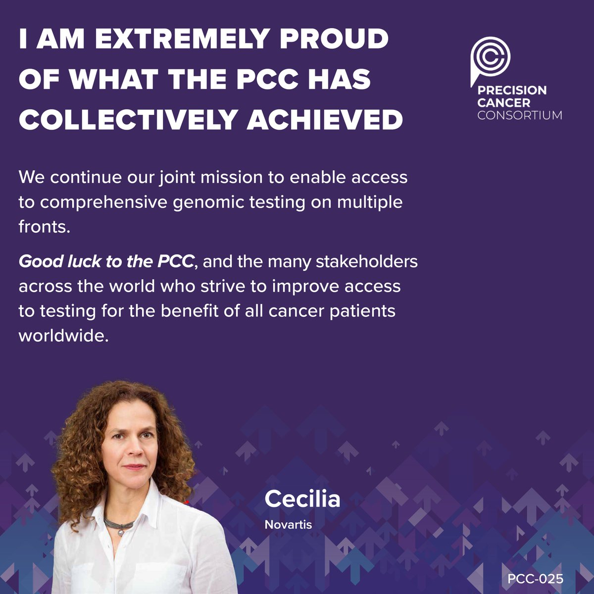 PCCconsortium's tweet photo. In Apr ‘23, I became Chair of the PCC for a 1-year fixed term.I am extremely proud of what PCC achieved across our projects to make precision oncology and comprehensive genomic testing the new normal. I am succeeded as Chair by my friend and colleague Nicole St Jean (GSK). https://t.co/LppClZlluH