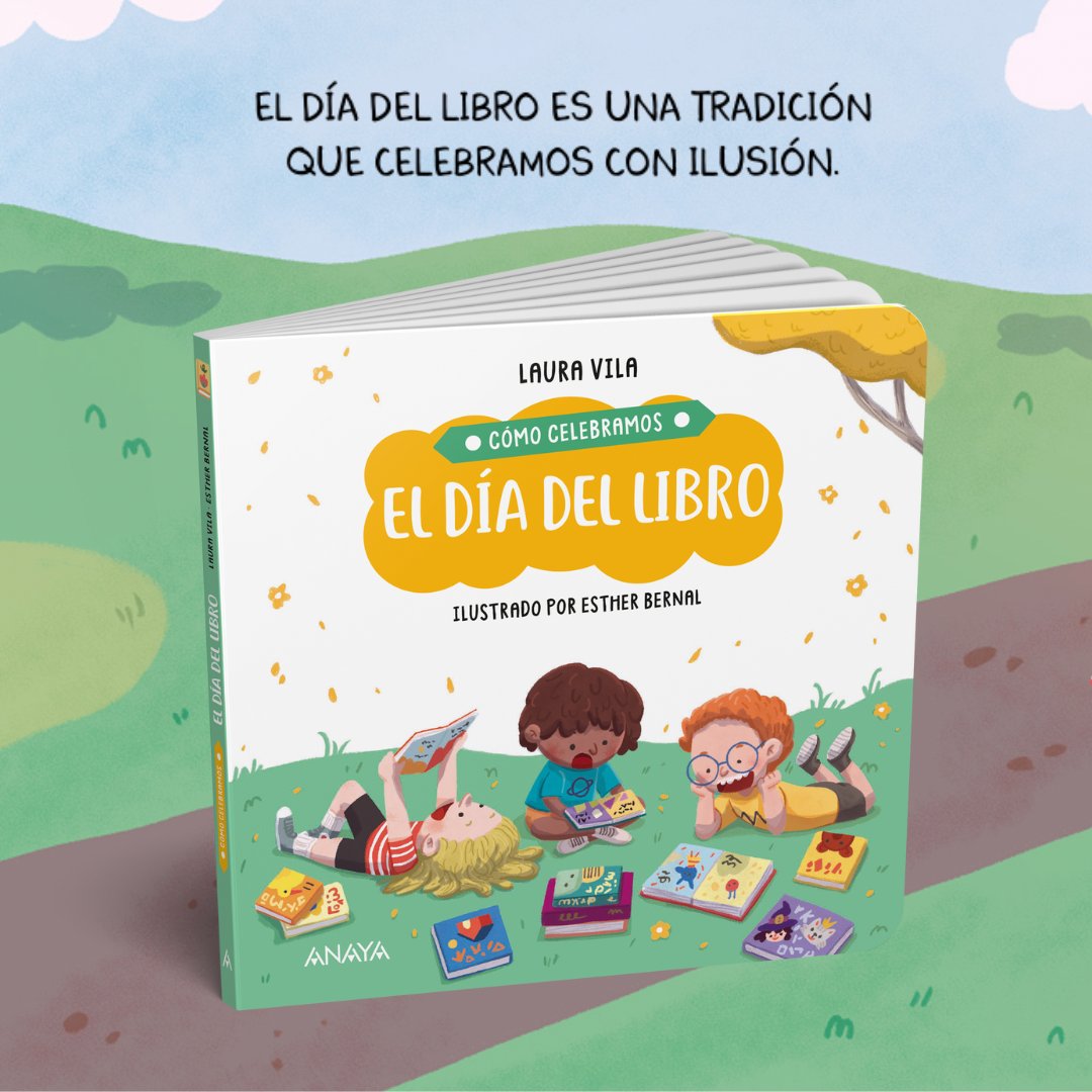 Si te gustan los cuentos, esta fiesta es el mejor invento. El Día del Libro ha llegado, ¡descubre cómo lo celebramos! Versos divertidos de Laura Vila (@SrtaPecera) con ilustr. de @estherbernalart en letra mayúscula para vivir la magia de las celebraciones. acortar.link/B4WmKb