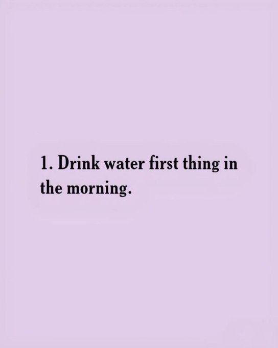 7 Things you must do before 7 am: 1.