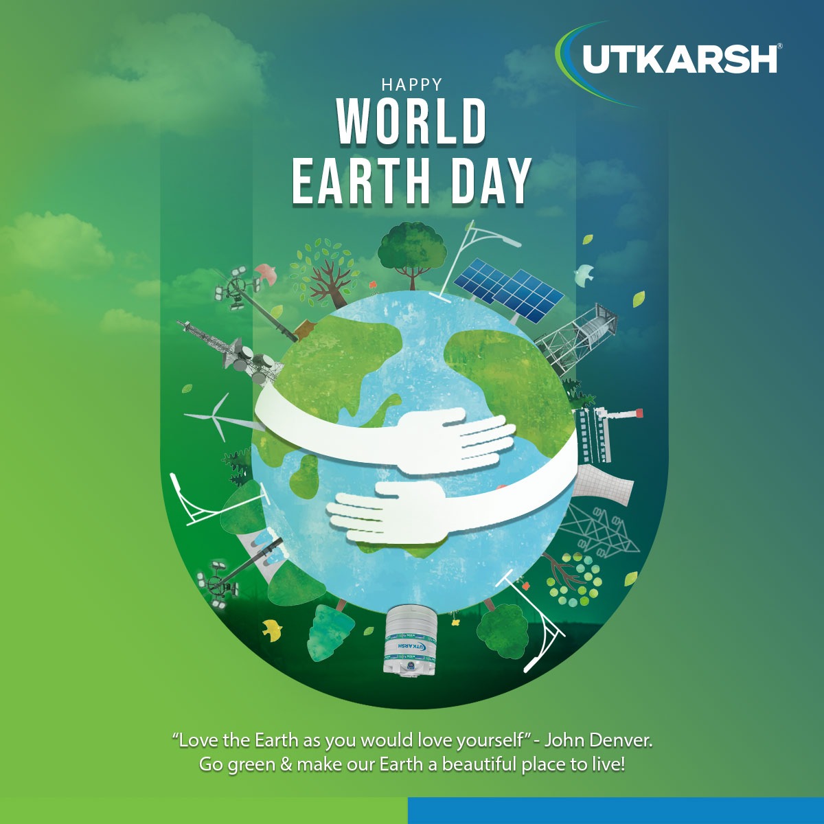On World Earth Day, Utkarsh India reaffirms its commitment to a greener tomorrow. Every innovation we create prioritizes safety and sustainability for a healthier planet. 

#EarthDayEveryDay #SustainableLiving #GreenerTomorrow