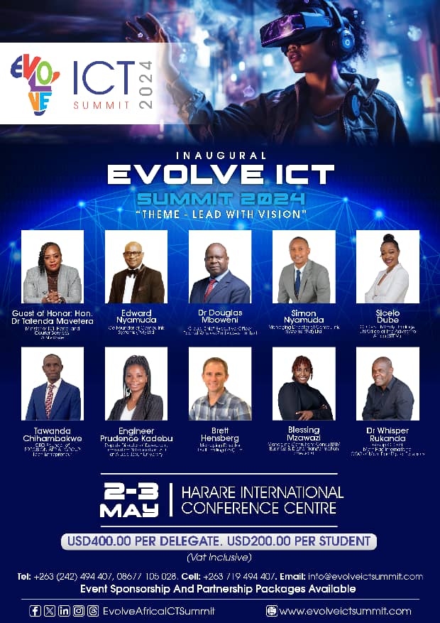 SiceloSTEMLADY's tweet photo. I am grateful and thrilled to be a part of the historic inaugural EVOLVE ICT Summit, set to take place from May 2–3, 2024, at the prestigious Harare International Conference Center.
#passionateAdvocate
#industryLeaders
#EVOLVEICTSummit #TransformativeEvent https://t.co/ireelPNY4t