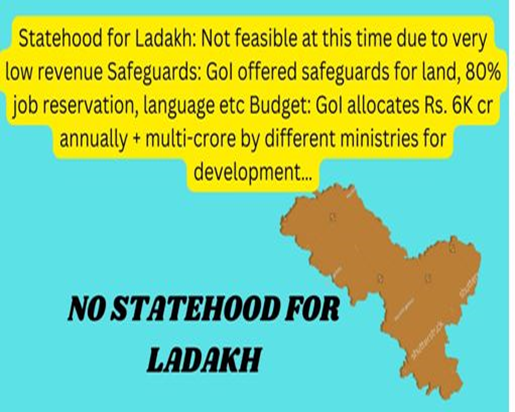 Budget:
Government of India allocates Rs. 6K crores annually + multi-crores by different ministries for development. #SaveLadakh #SonamWangchukExposed #FakeEnvironmentalist